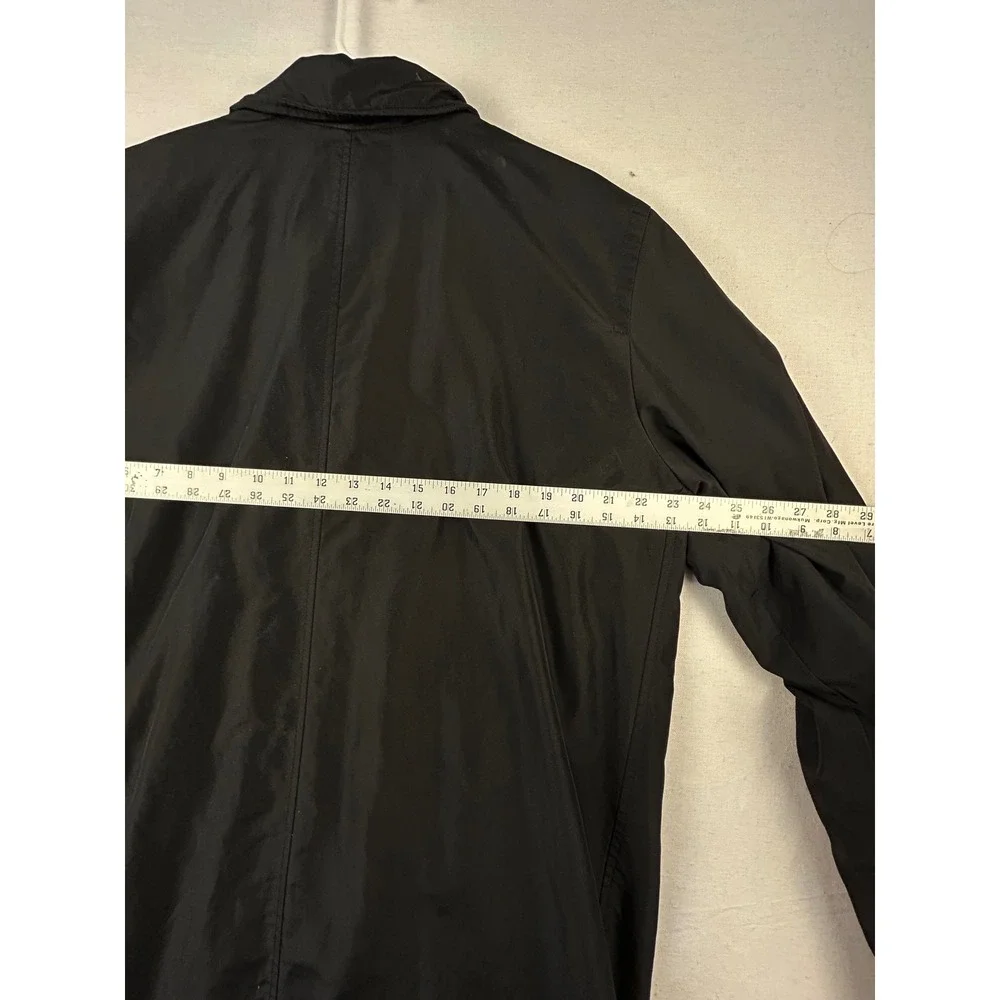Banana Republic Mens Black Padded Car Coat Jacket 712873-00 Medium